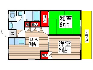 ｼﾃｨﾊｳｽ58の物件間取画像